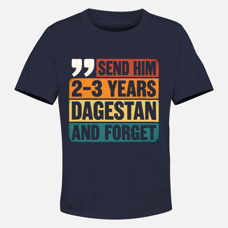 T-shirts: MMA Dagestan Zitat in Retro-Bl&ouml;cken
