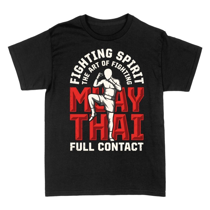 T-shirts: Muay Thai K&auml;mpfer Full Contact