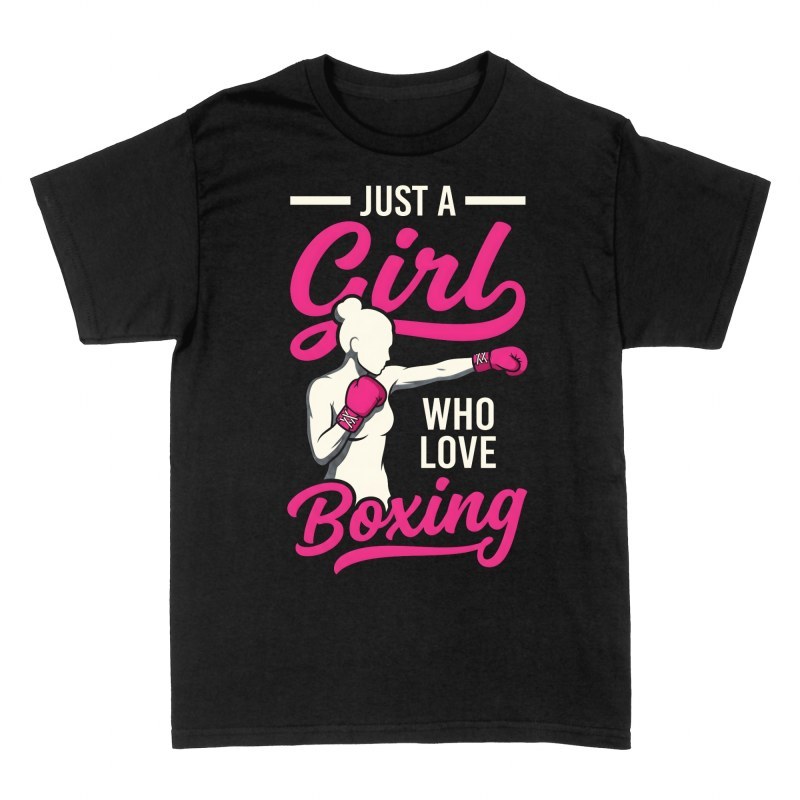 T-shirts: M&auml;dchen das Boxen Liebt