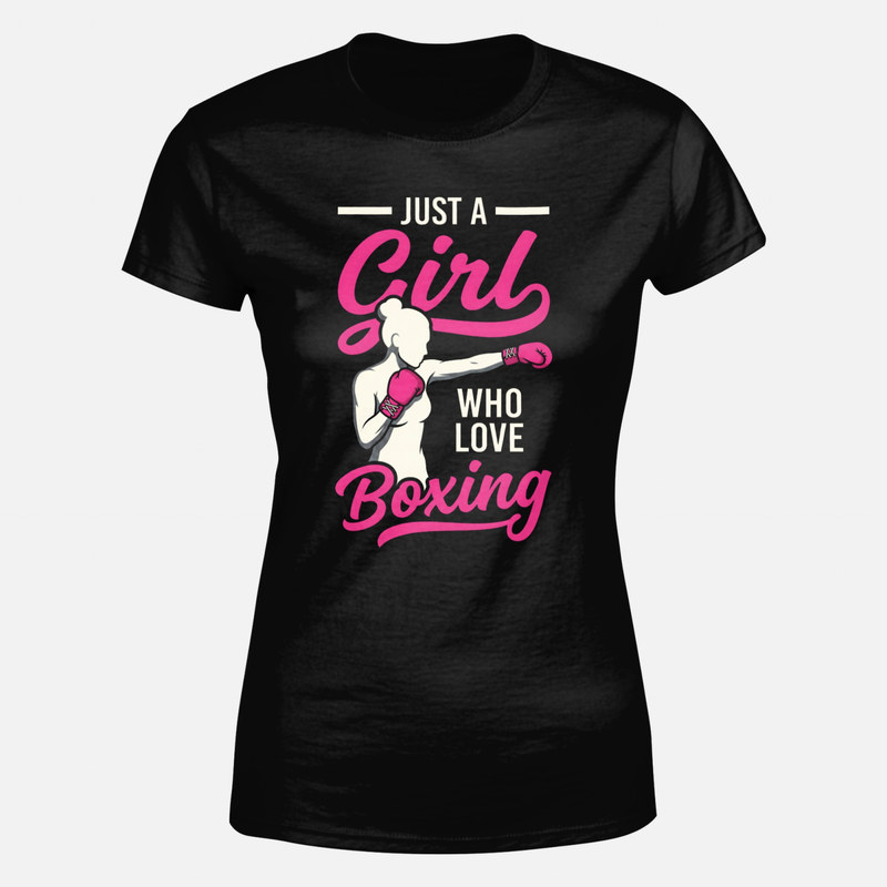 T-shirts: M&auml;dchen das Boxen Liebt