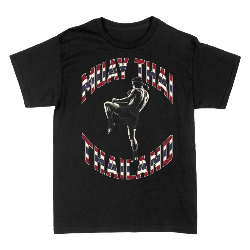 T-shirts: Muay Thai K&auml;mpfer Thailand Flagge