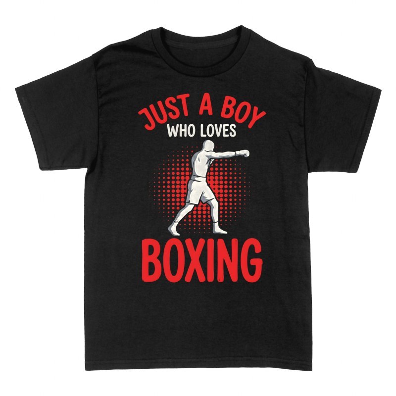 T-shirts: Junge der Boxen liebt