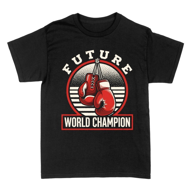 T-shirts: Boxhandschuhe Zuk&uuml;nftiger Champion Retro