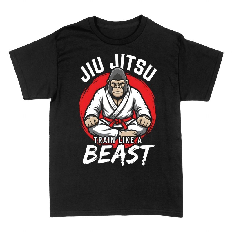 T-shirts: Gorilla Jiu-Jitsu Train Like a Beast
