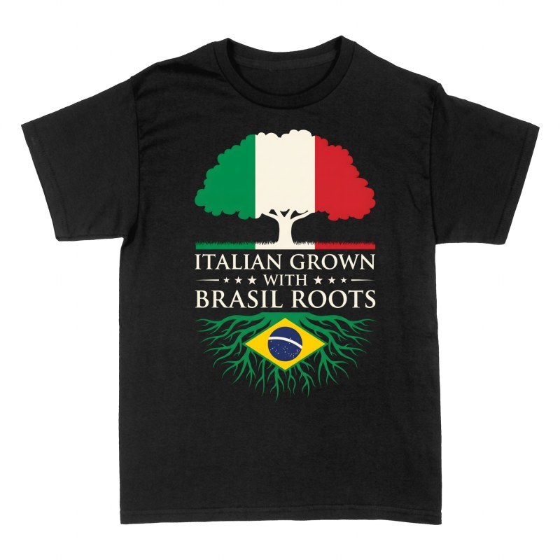 T-shirts: Italienischer Baum mit Brasilien-Wurzeln