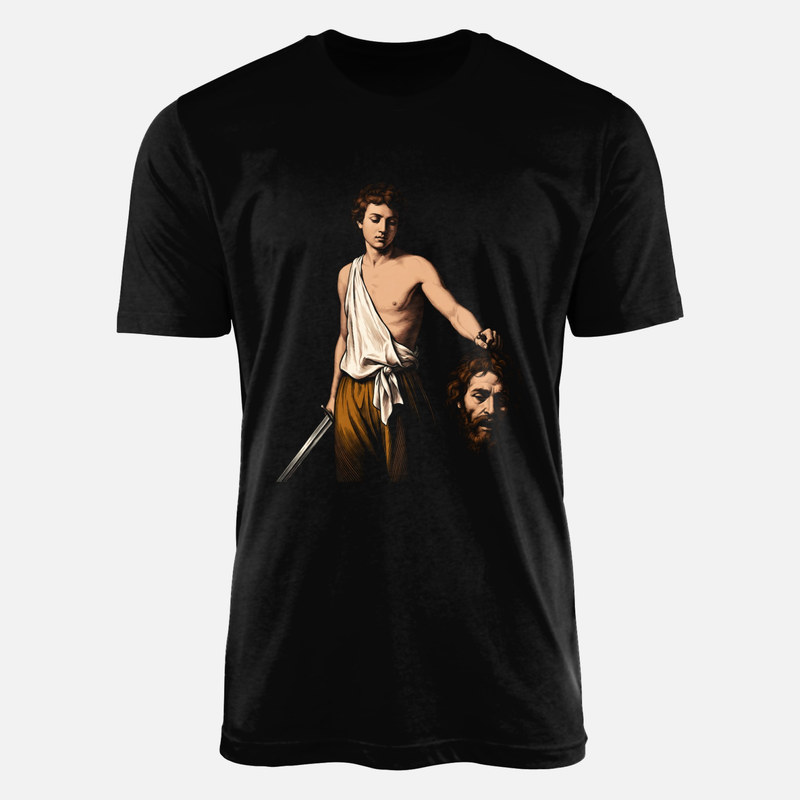 T-shirts: David mit dem Kopf von Goliath