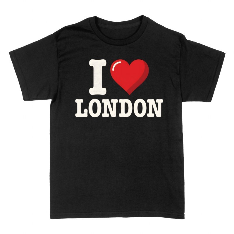 T-shirts: Ich liebe London mit rotem Herz
