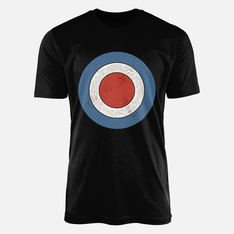 T-shirts: Vintage Mod Zielscheibe Kokarde