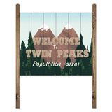 Wandtattoos: Holzschild Welcome Twin Peaks