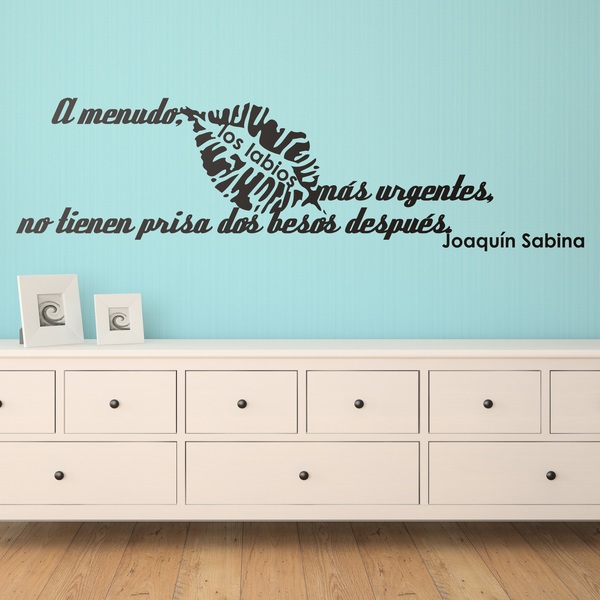Wandtattoos: Los Labios - Joaqu&iacute;n Sabina