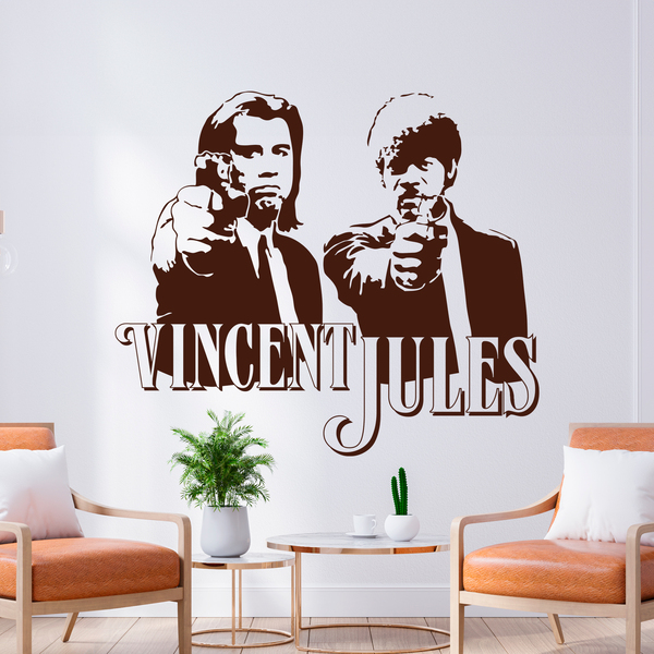 Wandtattoos: Vincent & Jules