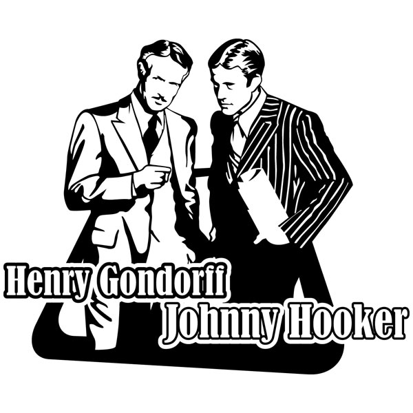 Wandtattoos: Johnny Hooker und Henry Gondorff
