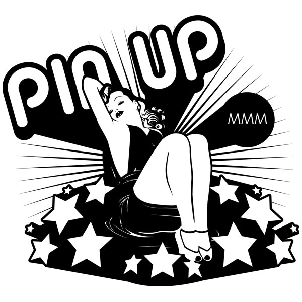 Wandtattoos Pin Up Girl