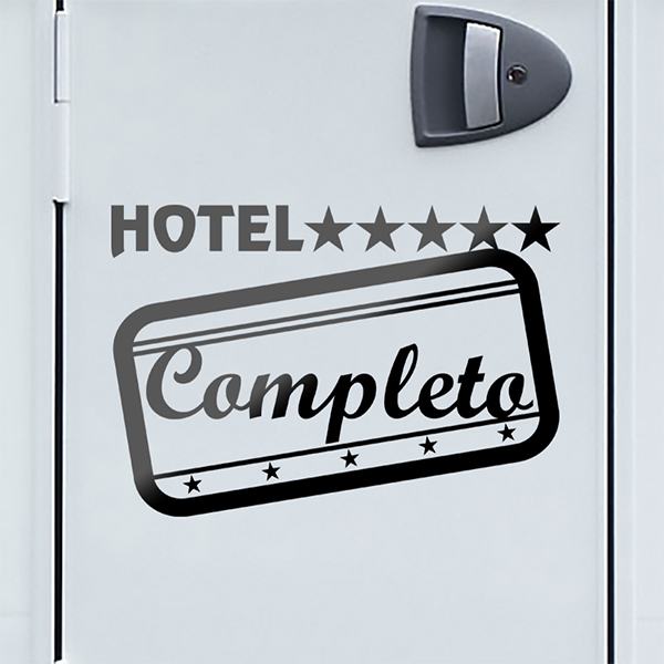 Wohnmobil aufkleber: Hotel Completo classic