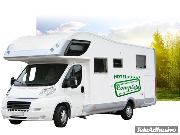 Wohnmobil aufkleber: Hotel Completo classic