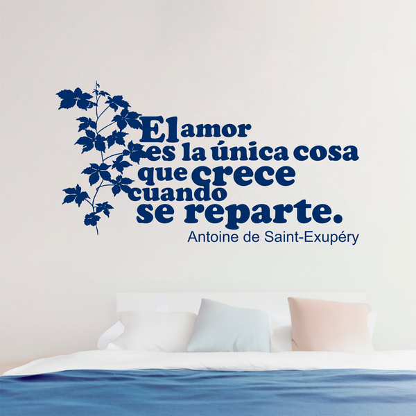 Wandtattoos: Amor Crece Exupery