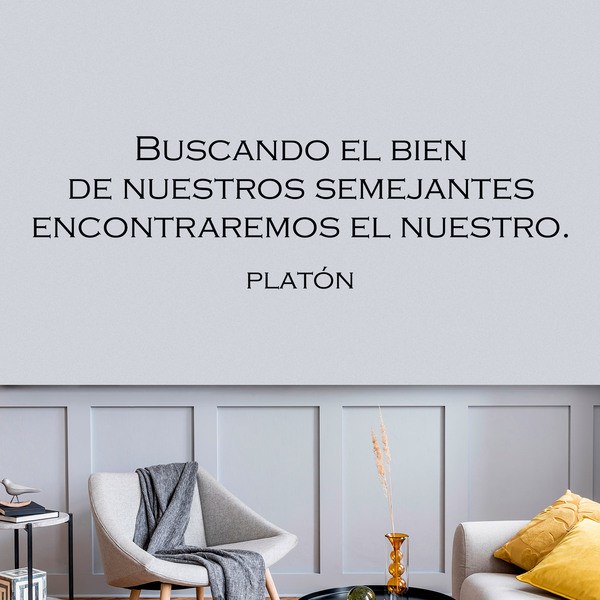 Wandtattoos: Buscando el bien - Platón