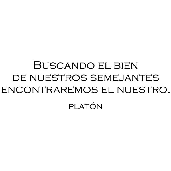 Wandtattoos: Buscando el bien - Platón