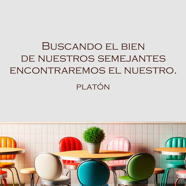 Wandtattoos: Buscando el bien - Platón