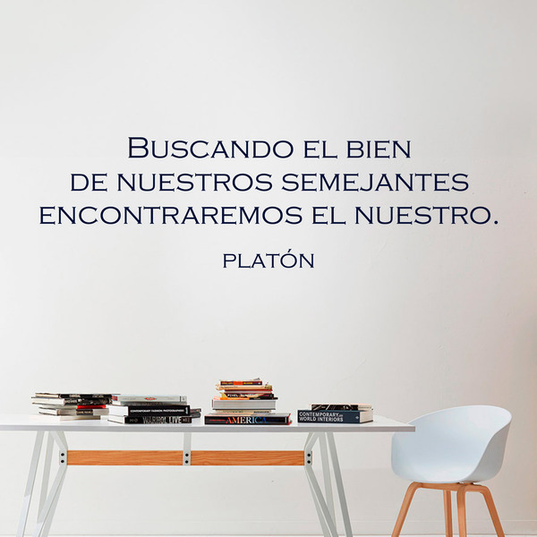 Wandtattoos: Buscando el bien - Platón