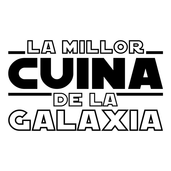Wandtattoos: Die beste Küche der Galaxie auf Katalanisch