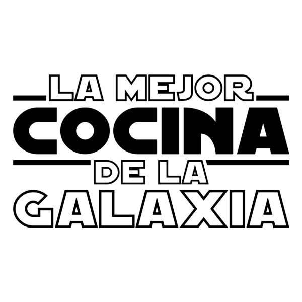 Wandtattoos: Die beste Küche der Galaxie auf Spanisch