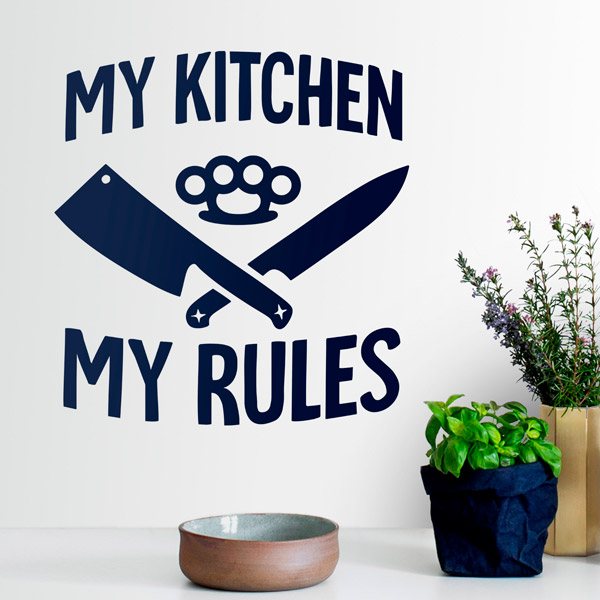 Wandtattoos: My Kitchen my Rules