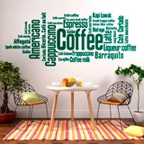 Wandtattoos: Kaffee in Sprachen 2