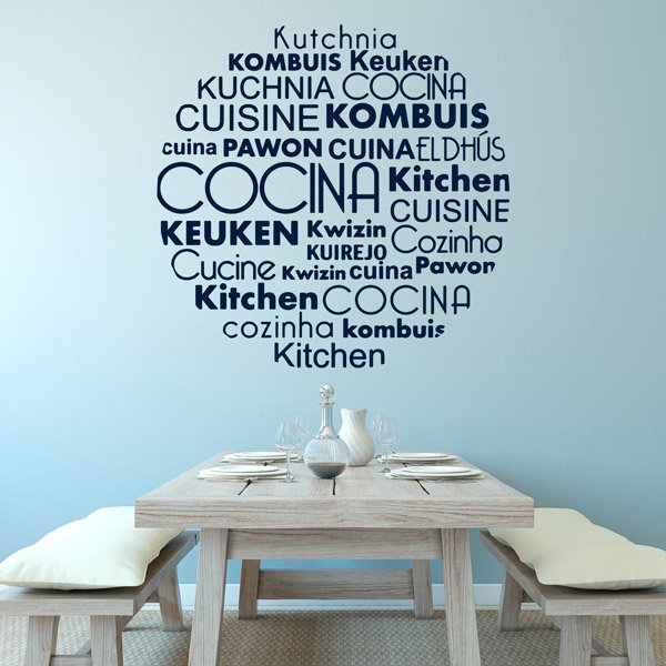 Wandtattoos: Sprachen kochen auf Spanisch