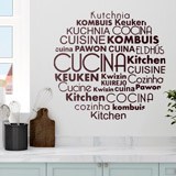 Wandtattoos: Italienisch kochen Sprachen 3