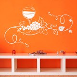 Wandtattoos: Leckeres Glas Wein 2