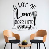 Wandtattoos: A lot of love goes into baking! 2