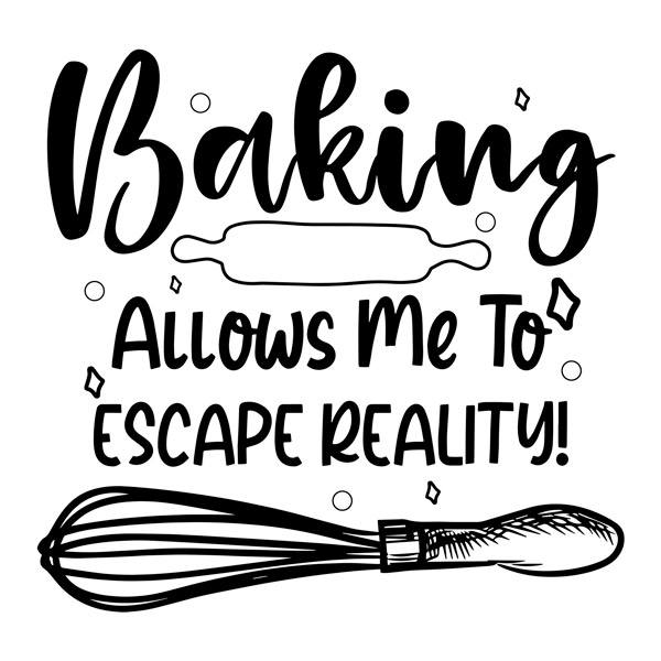 Wandtattoos: Baking allows me to escape reality