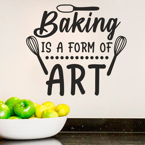 Wandtattoos: Baking is a form of art