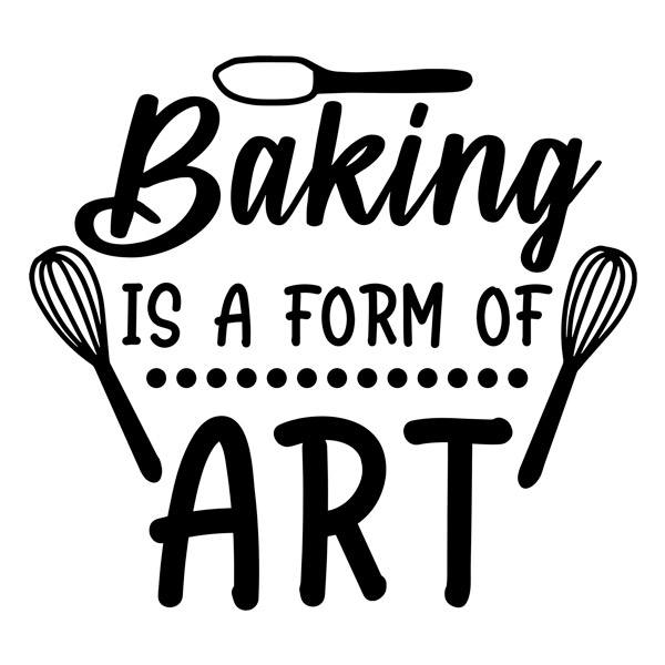 Wandtattoos: Baking is a form of art