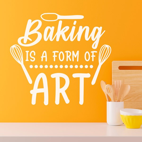 Wandtattoos: Baking is a form of art