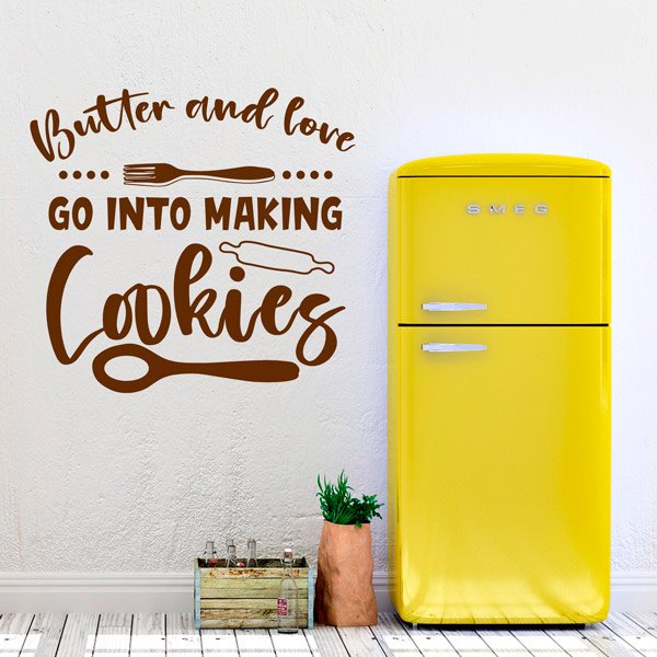 Wandtattoos: Butter and love go into making cookies