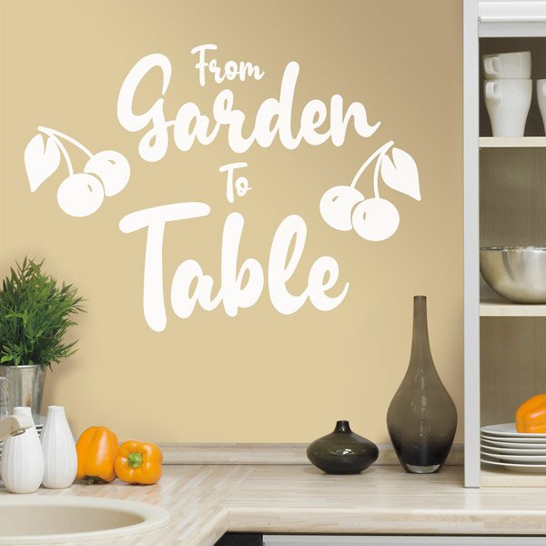 Wandtattoos: From garden to table