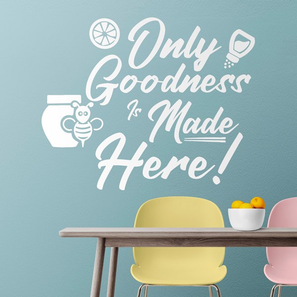 Wandtattoos: Only goodness is made here
