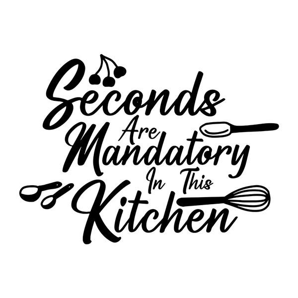 Wandtattoos: Seconds are mandatory in this kitchen