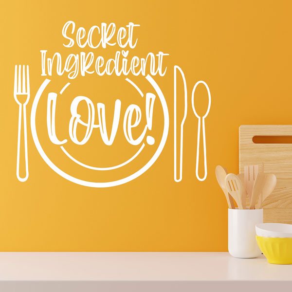 Wandtattoos: Secret ingredient, Love!
