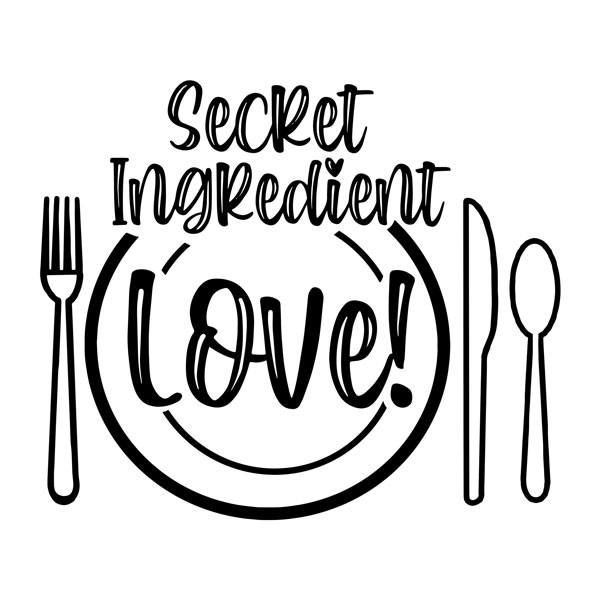 Wandtattoos: Secret ingredient, Love!