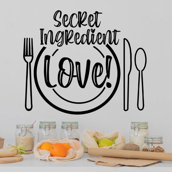 Wandtattoos: Secret ingredient, Love!