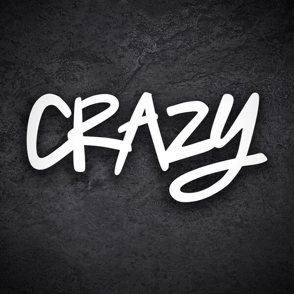 Crazy Graffiti-Schriftzug 0