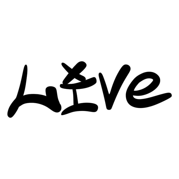 Aufkleber: Doodle Graffiti Live