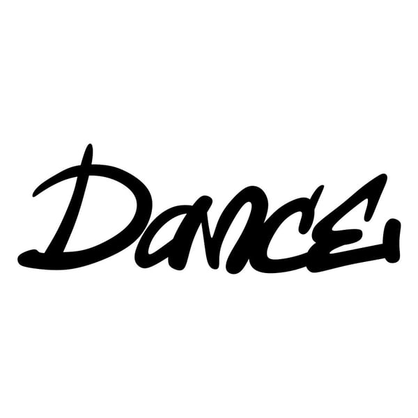 Aufkleber: Doodle Graffiti Dance