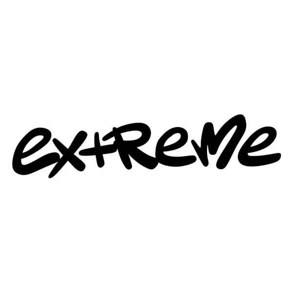 Aufkleber: Extreme Graffiti-Schriftzug
