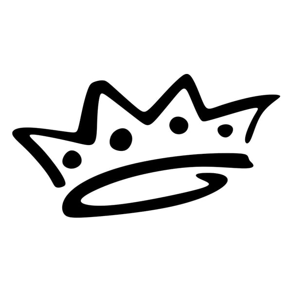 Aufkleber: Doodle Graffiti Krone