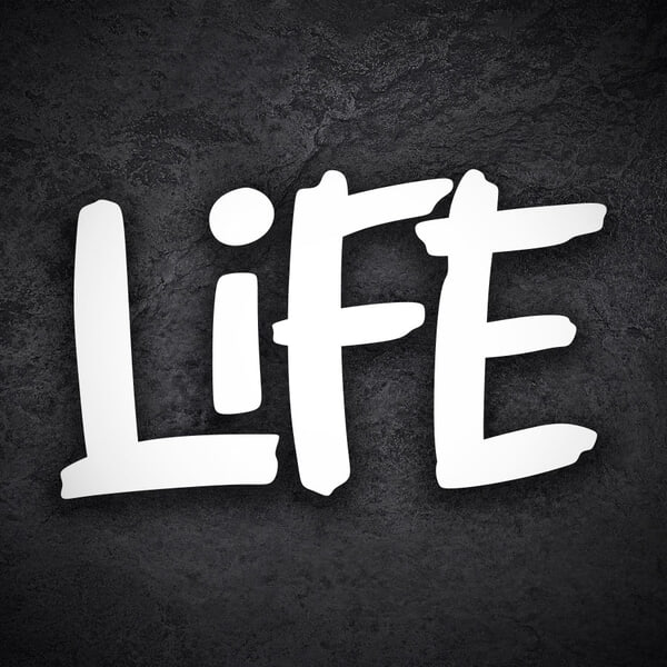 Aufkleber: Doodle Graffiti Life