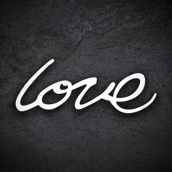 Aufkleber: Doodle Graffiti Love